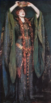 マクベス夫人役のミス・エレン・テリーの肖像画 ジョン・シンガー・サージェント Oil Paintings